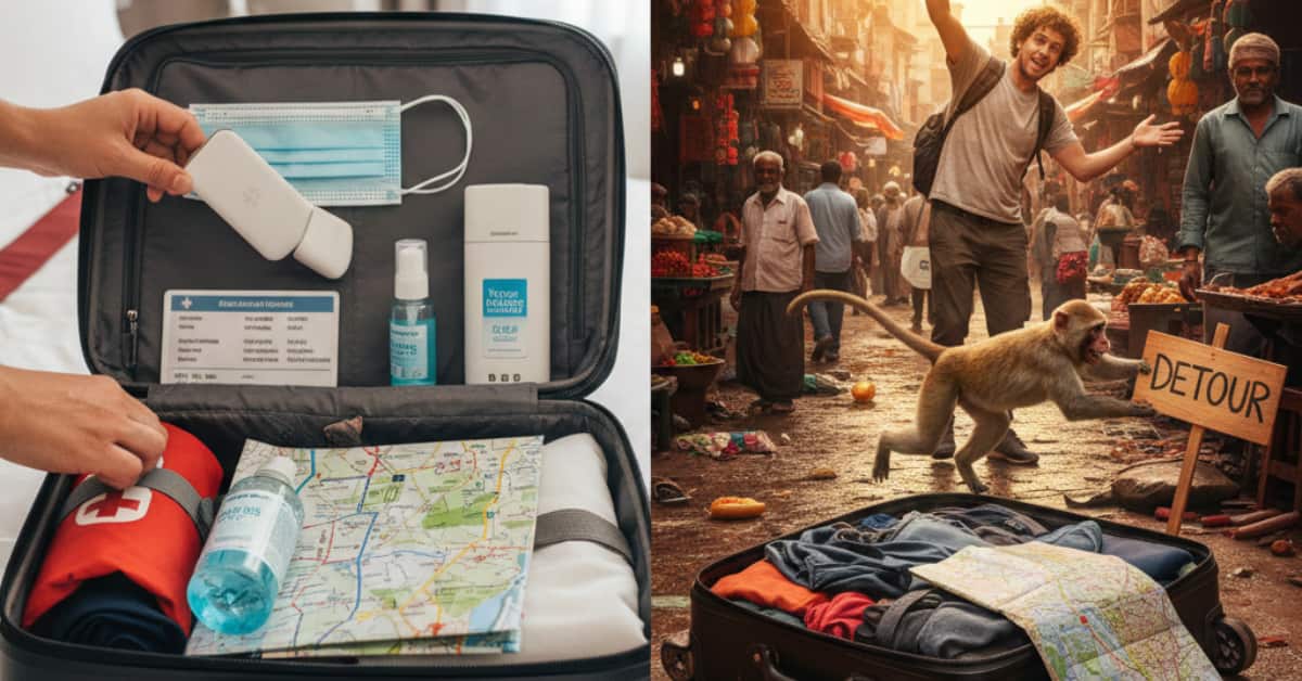 Planned travel health precautions compared to real-world travel situations