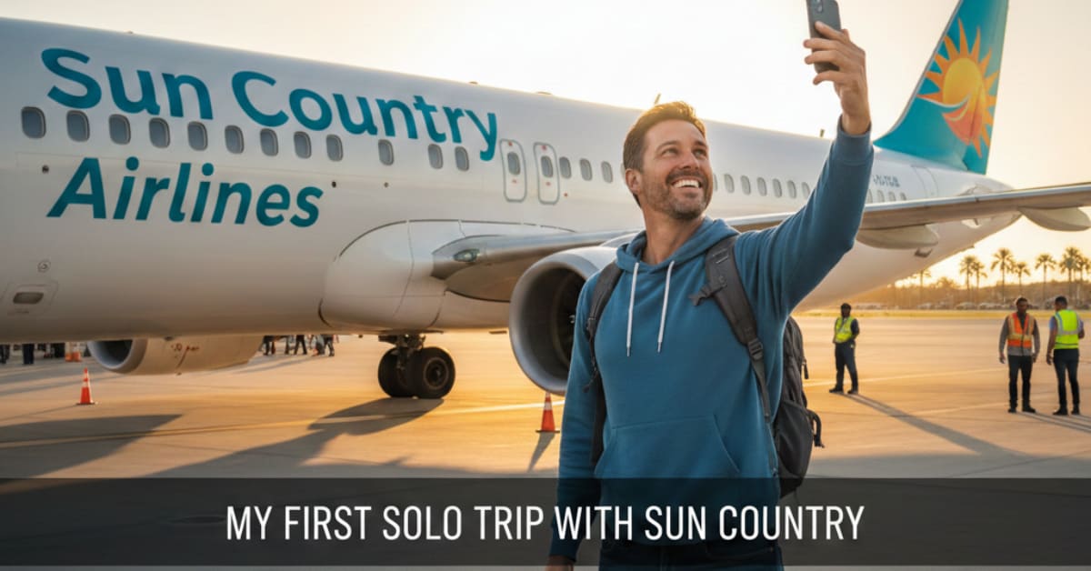 My First Solo Trip With Sun Country