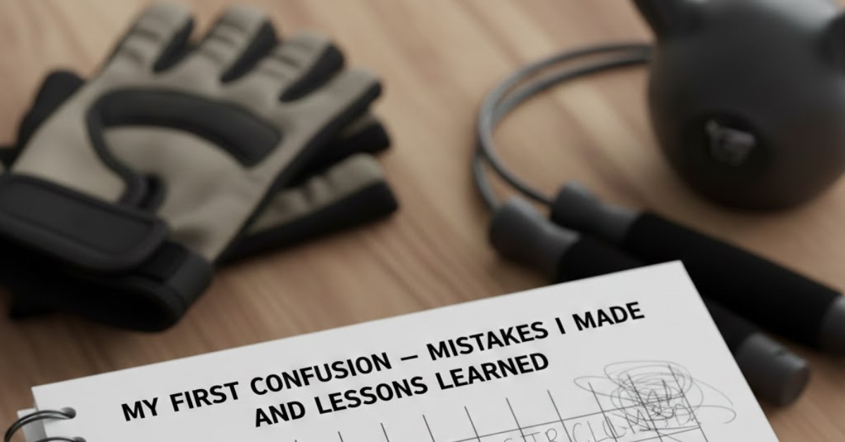 Notes and sketches illustrating the first confusion, mistakes, and lessons learned while solving the fitness items for swinging crossword clue.