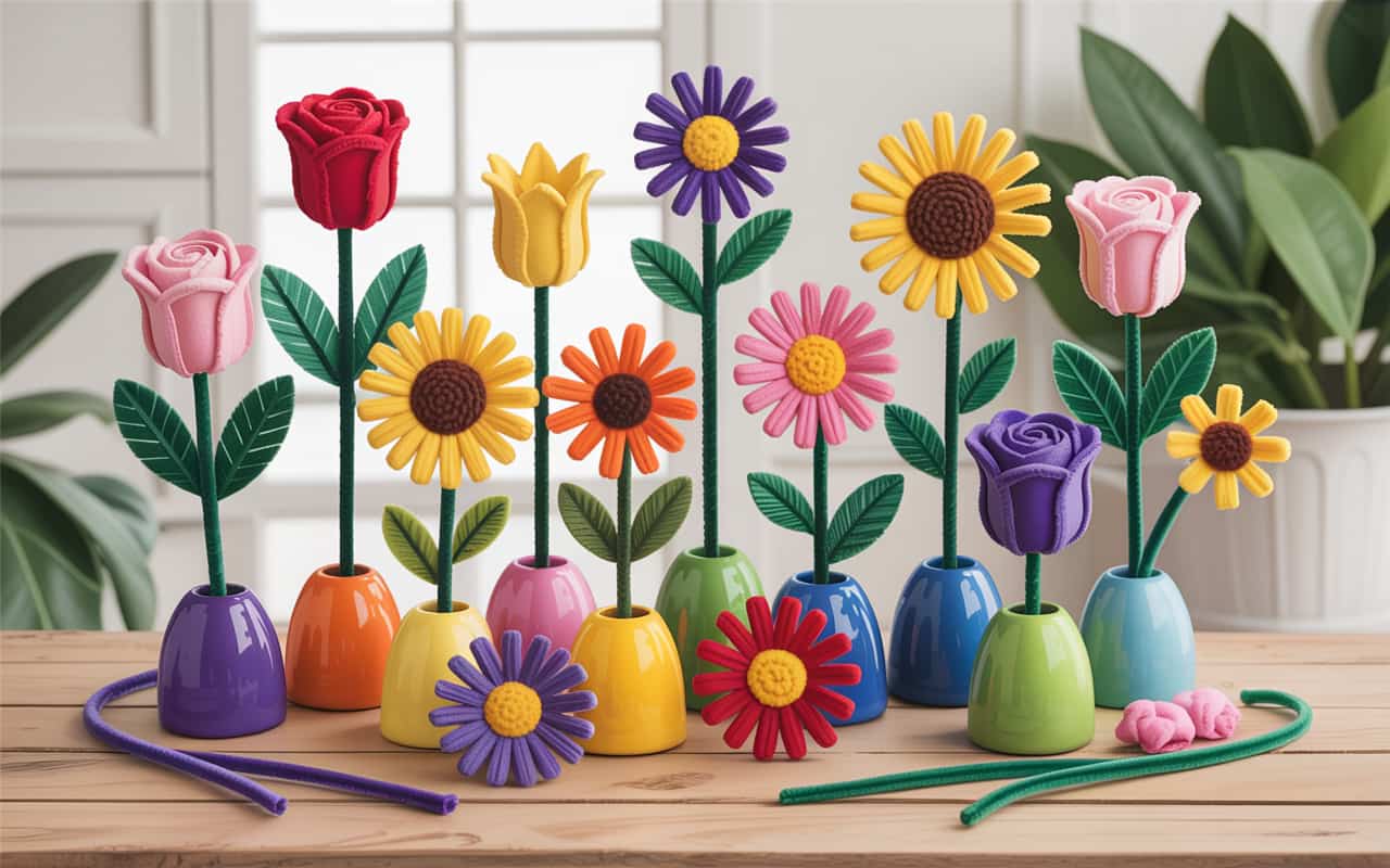 Pipe Cleaner Flowers